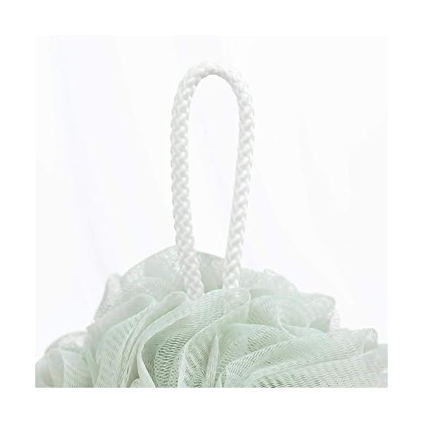 Tbestmax 4 Pack Mesh Pouf Bath Sponge - Mesh Loofah Body Exfoliating Shower Ball Shower Sponge