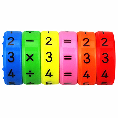 Yocome Magnetic Arithmetic Mathematics Learning Educational Building Blocks Toys for Kids Children Adult at School Home Office Outdoor