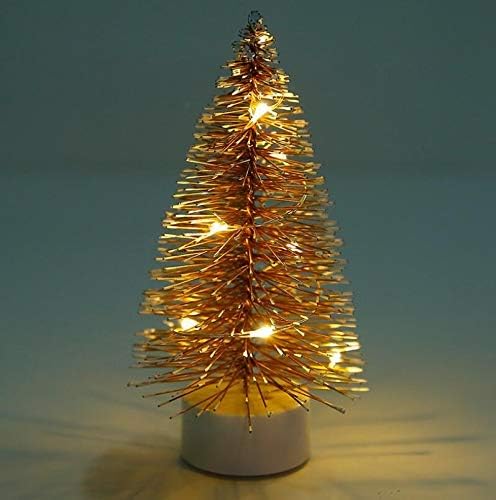 GCP Pequeño árbol de Navidad Falso, Mini Pino Artificial de Pino de