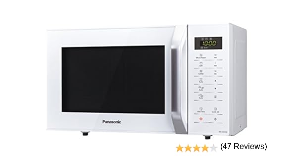 Panasonic NK-35HW Horno microondas color blanco, 800 W, 23 litros ...