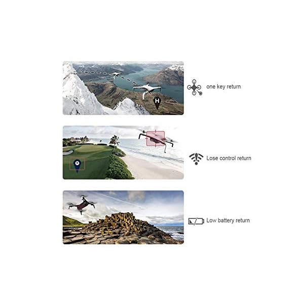 AHangcc Fernbedienung Drohne für Aduts Kinder, Smart Pro Drohne GPS 5G WiFi FPV 1080P HD Kamera 2-Achsen-Gimbal… – Bild 8