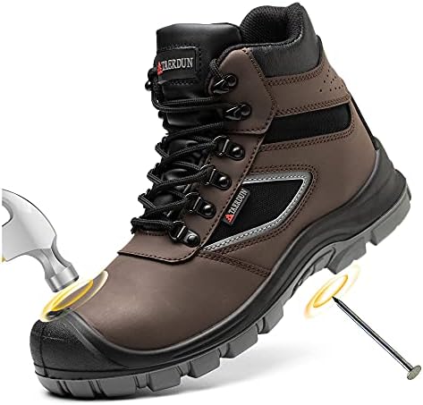 Steel Toe Boots for Men Waterproof Work Safety Shoes Non-slip