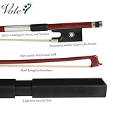 VALE Brazilwood Violin Bow with Light Weight Bow Case ( Full Size )