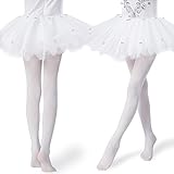 Girls Tights Ultra-soft Footed Dance Sockings Ballet Tights Kids Super Elasticity School Uniform Tights By KalaBear