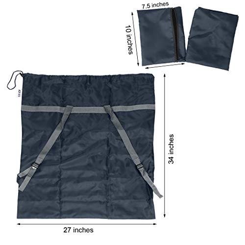 CALACH Extra Large Laundry Bag Backpack 27” x 34” Sturdy and tear