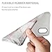 iPhone X Case,iPhone XS Case,Geometric Grey Marble,LUMARKE Slim-Fit TPU Clear Bumper Flexible Rubber Silicone Rugged Thin Protective Phone Case Cover for iPhone X/iPhone XS