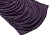 Zeagoo Women's Cross-front V Neck Ruched Cap Sleeve Blouse,Purple,X-Large