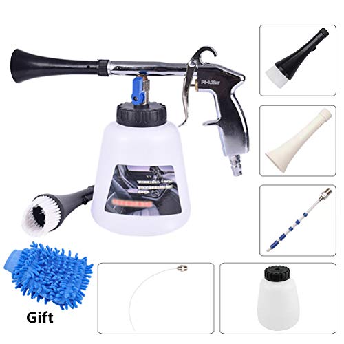 High Pressure Car Cleaning Gun, Car Wash Kit - Car Cleaning Foam Gun with 1L Foam Bottle, Spray Nozzle Car Wash Gun Foam Lance, Car Care Essentials
