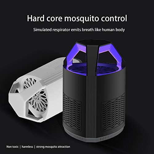 Lampara Antimosquitos Usb 5W Con Ultravioleta Insectos Trampa 5V Atrapa Mosquitos Que Atrae A Los Mosquitos,Silencioso Y Funcional,No TóXicos,Sin RadiacióN,Negro