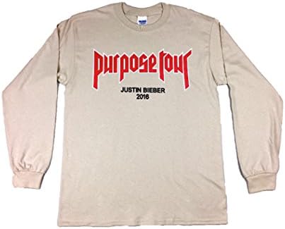 Justin Bieber Purpose Tour - My Mama Don't Like You Sand Long Sleeve T-Shirt