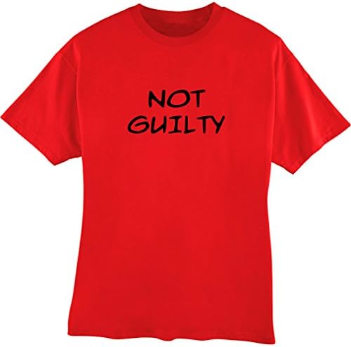 Not Guilty Adult T-shirt