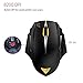 GAMDIAS Erebos Laser MOBA Gaming Mouse with 8200 DPI, Adjustable Side Panels, 256K Built in Memory, OTF record, Weight System & 7 Programmable Buttons(GMS7510)