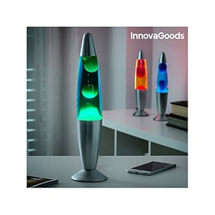 InnovaGoods Lavalampe grün
