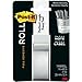 Post-it Full Adhesive Roll, 1 in x 400 in, White, 1-Pack (2650-W)