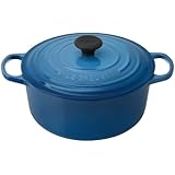 Le Creuset Signature Enameled Cast-Iron 5-1/2-Quart Round French (Dutch) Oven, Marseille