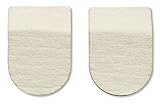 Hapad Heel Pads, 2 Inches Wide/1/2 Inch High - Wool Felt Heel Cushion Pads for Plantar Fasciitis and Other Heel Pain - 1 Pair of Hapad Heel Lifts