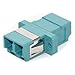 Diablo Cable LC/LC Female to Female Multimode Duplex Fiber Coupler Aqua