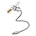 Mini USB Fan Clock Fan for PC Laptop Notebook Desktops Flexible LED Cooling Flashing USB Fan