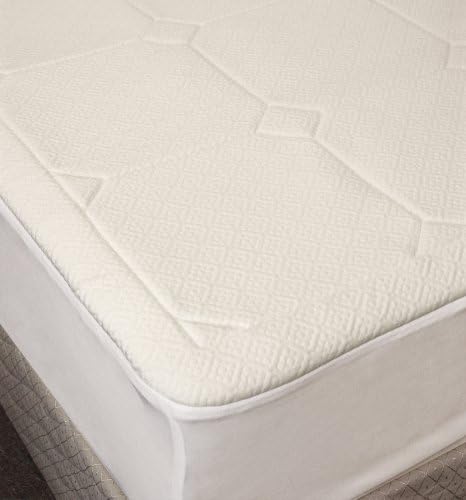 Rio Home Fashions 1/2-Inch Quilted Memory Foam, Dust Mite and Allergen Resistant Mattress Pad, Twin