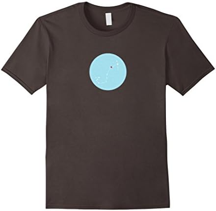 Men's Scorpio Constellation Stars T-Shirt XL Asphalt