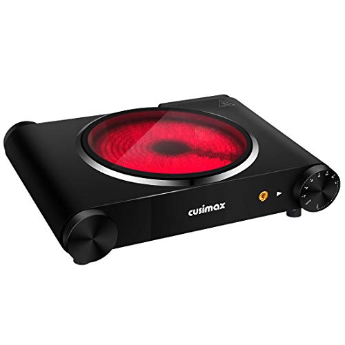CUSIMAX Electric Burner Hot Plate for Cooking Cast Iron hot plates Heat
