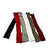 Womens Crochet Knit Fingerless Arm Warmers With Thumb Hole Super Long Winter Cold Weather Gloves Mittens (Wine Red)