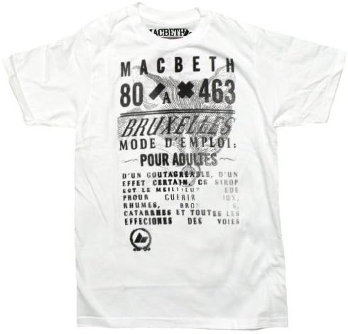 Amazon Co Jp Macbeth ホワイトブリュッセル半袖メンズtシャツ X Large White 服 ファッション小物 Amazon Co Jp Macbeth ホワイトブリュッセル半袖メンズtシャツ X Large White 服 ファッション小物