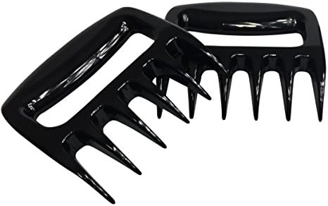 Pulled Pork Claws Shredder, New Set of 2 Bear Paw Meat Handlers, No More Using 2 Forks to Pull your Pork, Perfect BBQ Fork for Handling Hot Meat &amp; Super-Quick Meat Shredder