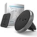 iBenzer Universal Magnetic Phone Car Mount Holder, Magon Cellphone Metal Air Vent Magic Cell Phone Holder Compatible for All Mobile Smartphones, Silver