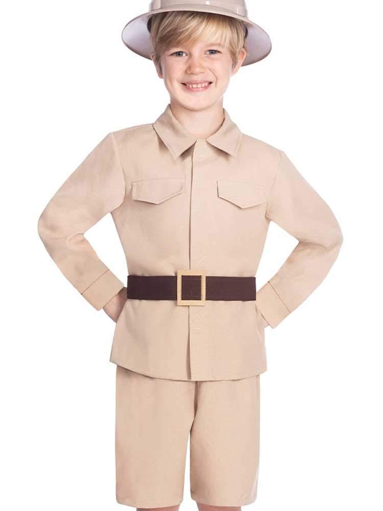 (PKT) (9905864) Child Boys Safari Boy Costume (4-6yr)