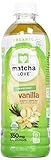 Matcha Love Organic Matcha and Green Tea, Vanilla, 16.9 Ounce (Pack of 12)