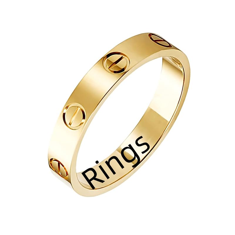 Love Rings Titanium Steel Promise Best Gifts for
