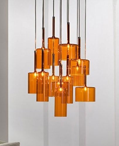Spillray 12 Suspension Light - clear glass disk, 110 - 125V (for use in the U.S., Canada etc.)