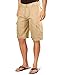 Classic Twill Plain Cotton Multi Pocket Casual Belt Fit Cargo Shorts