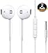 Earbuds/Earphones/Headphones Generic Premium with Stereo Mic&Remote Control for iPhone iPad iPod Samsung Galaxy and More Android Smartphones Compatible With 3.5 mm Headphone 2-PACK WHITE