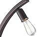 Franklin Iron Works Norris Metal Arc Table Lamp