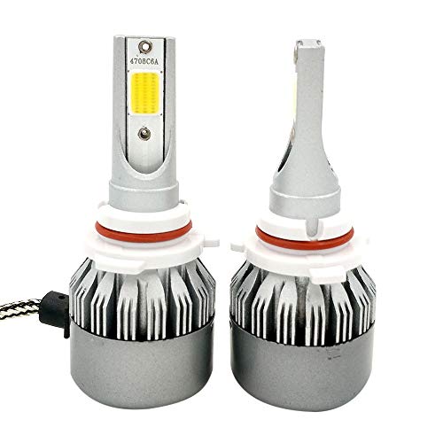 Sonmer 210000LM 1400W Waterproof IP65 COB LED Headlight, 9005 HB3 9145 9140 H10 Car FogLight Upgrade Conversion Bulbs Single Beam 6000K White