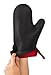 Kitchen Grips Chef's Mitt, Large, Black/Black