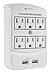 Monster Power - Home Office 650 USB, 6 outlets and 2 USB connectors, Wall Mount