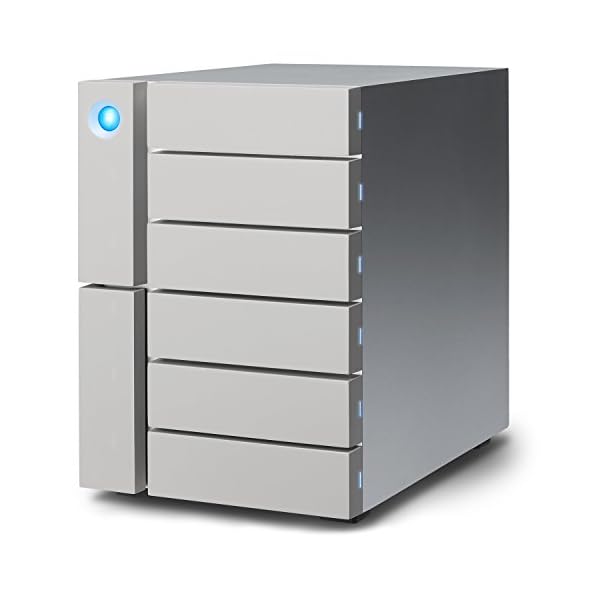 LaCie 6big Thunderbolt 3, externe Festplatte 84 TB, 3,5 Zoll, 6-Bay RAID, Thunderbolt 3, PC & Mac, inkl. 3 Jahre Rescue… – Bild 3