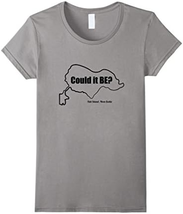 Women's Oak Island Could it Be ? Treasure T shirt  Large Slate