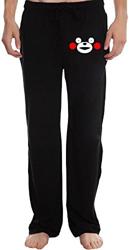 DHome Men's Jogging Pants Cute Bear Black XXL