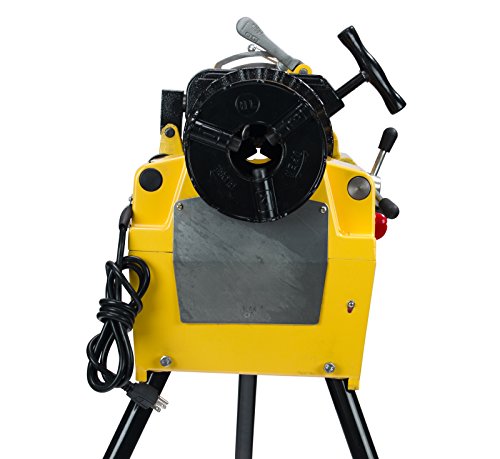 Steel Dragon Tools 7090E 1/2-inch to 2-inch Power Pipe Threader Threading Machine with 811A Die Head and Dies