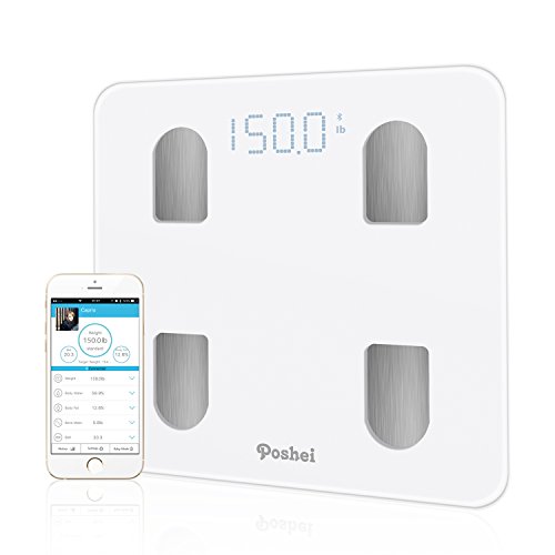 Body Fat Scale, Poshei Smart Wireless High Accuracy Digital Weight...