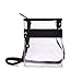 Small Clear Cross-body Messenger Bag - Multi Pocket - Long Adjustable Strap - NFL Stadium Approved