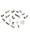 Stainless Steel Glasses Screws, Eyeglass Sunglass Screws Repair Kit, Small Tiny Screws Nut Washer Assortment,for Spectacles Watch(1000 Pcs)