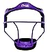 Champion Sports Steel Softball Face Mask - Classic Fielders Masks for Adults - Durable Head Guards - Premium Sports Accessories for Indoors and Outdoors - Purple