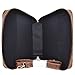 Western Style Bling Rhinestone Cross Country Women's Bible Cover Books Case Removable Strap Messenger Bag (Brown)