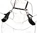 ZIOOER Fetish Easy Access Bondage Thighs Restraint Sling Black