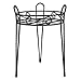 CobraCo Canterbury 15-Inch Black Scroll Top Plant Stand SCBPS1015-B